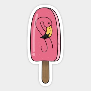 Animal Popsicle Flamingo Ice Cream Summer Gift Sticker